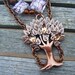 Long Bronze Tree Of Life Necklace