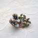 Vintage Austria Floral Brooch
