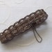 Vintage Sterling Silver and Marcasite Bracelet in Art Nouveau Style