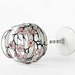 Baloon Wine Glass Hand Painted Tea Light Candle Holder Pink Blossom Bloom Sakura blossom