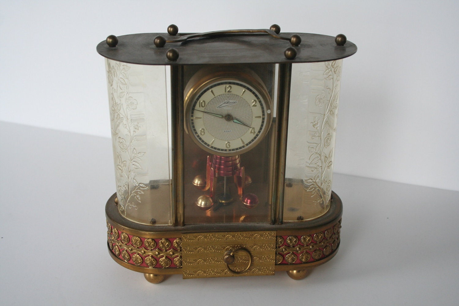 RESERVED vintage WU A. Schmid clock music box
