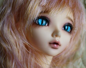 BJD eyes Doll eyes Hand Made available in 12/14/16/18/20/22/24mm Sapphire Marbled Cat made to order