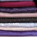 PURPLES Fabric Pack 8 Pieces Crazy Quilting Beautiful Textures