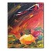 The Red Jungle - FREE SHIPPING - Original Oil Painting on Canvas Palette Knife - by SOLOMOON - gallery fine art home wall decor ready to hang 16x20 impasto painting online painted sides on etsy