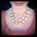 Vintage Rhinestone Statement Necklace, Wedding, Bridal, Jewelry