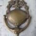 victorian style cast iron door knocker shabby chic cottage very ornate