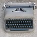 remington travel riter portable typewriter with case 1950s
