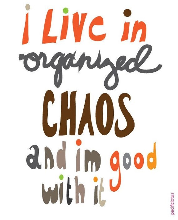 Items Similar To Organized Chaos On Etsy
