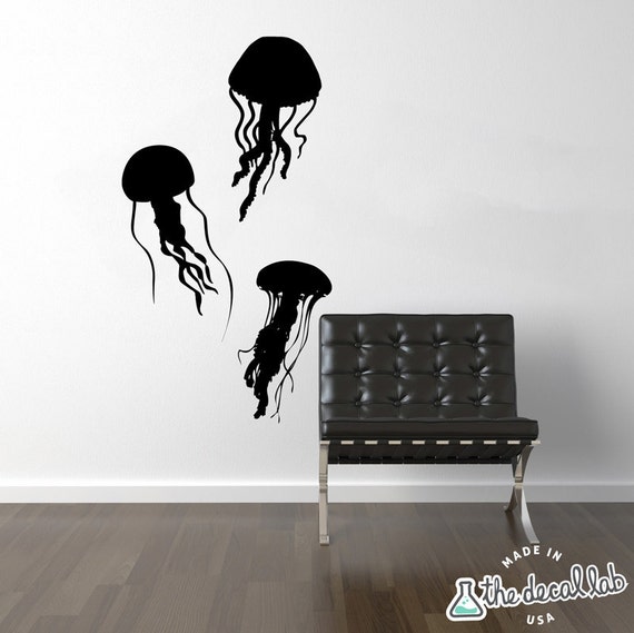 Jellyfish Wall Decal Jellyfish Decal Jellyfish Sticker