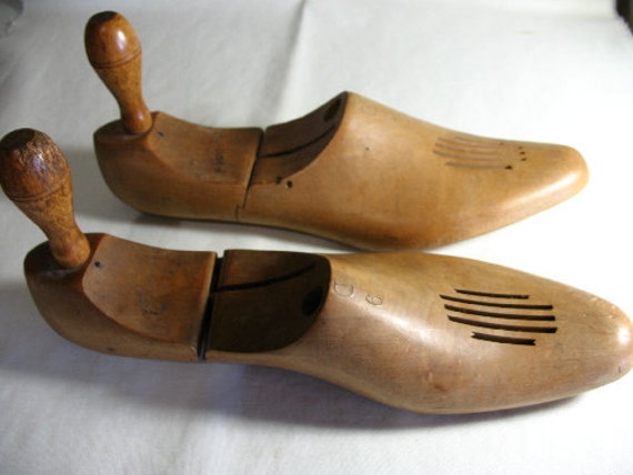 Vintage Wooden Shoe Forms Dacks