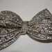 Vintage Rhinestone Bow Brooch, Signed BOND BOYD