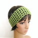 Crocheted Headband-Spring Green