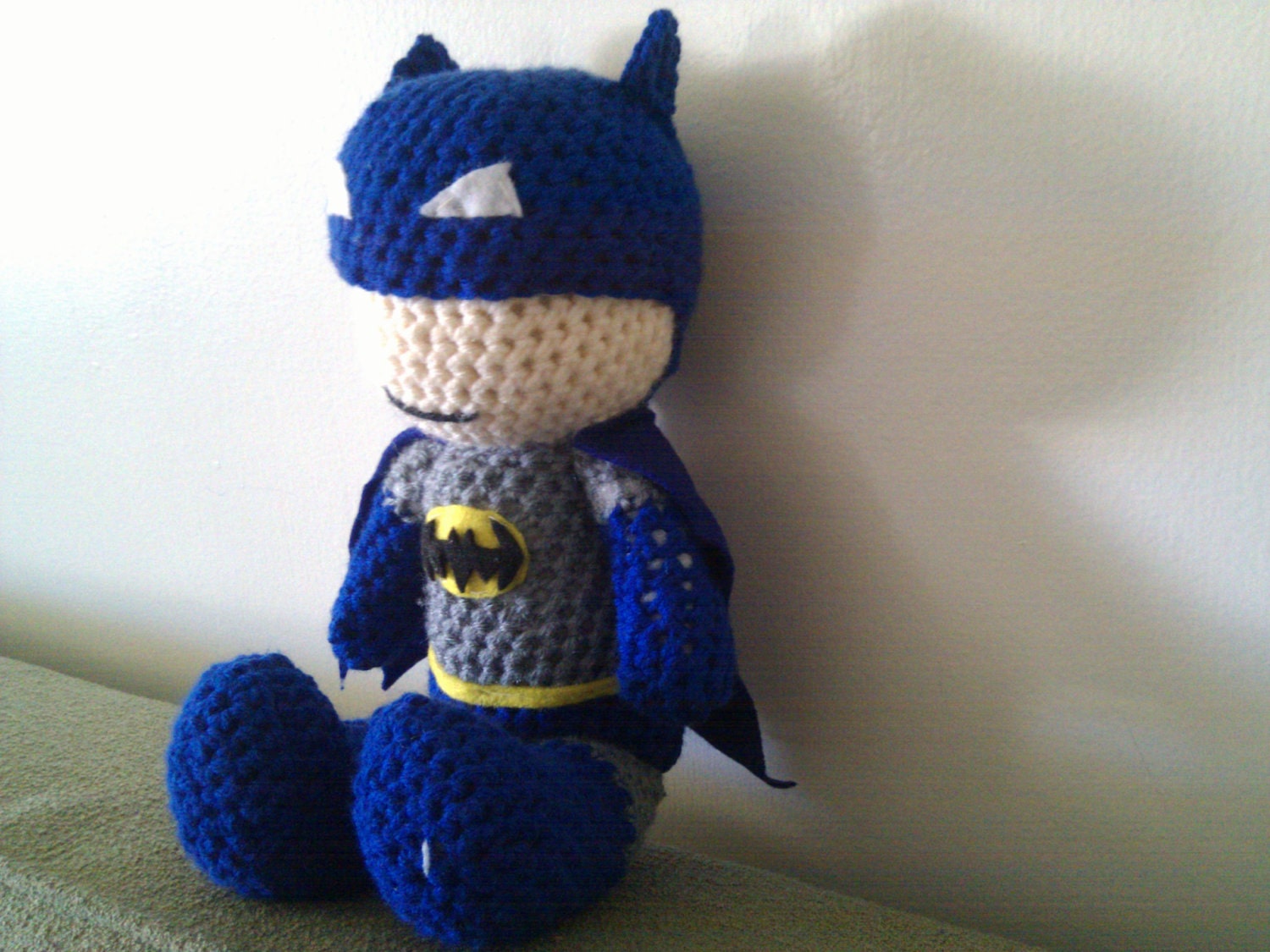 batman yarn doll