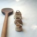 Miniature elf's baskets ,set of three, kitchen decor
