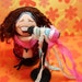 STEVEN TYLER of Aerosmith Figure - Handmade One of a Kind Wood Figurine Cake Topper Collectible