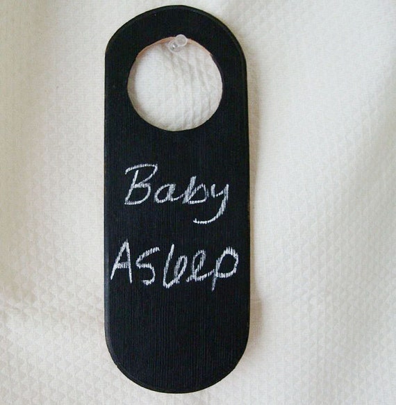 Items similar to Chalk Board Door Knob Hanger on Etsy