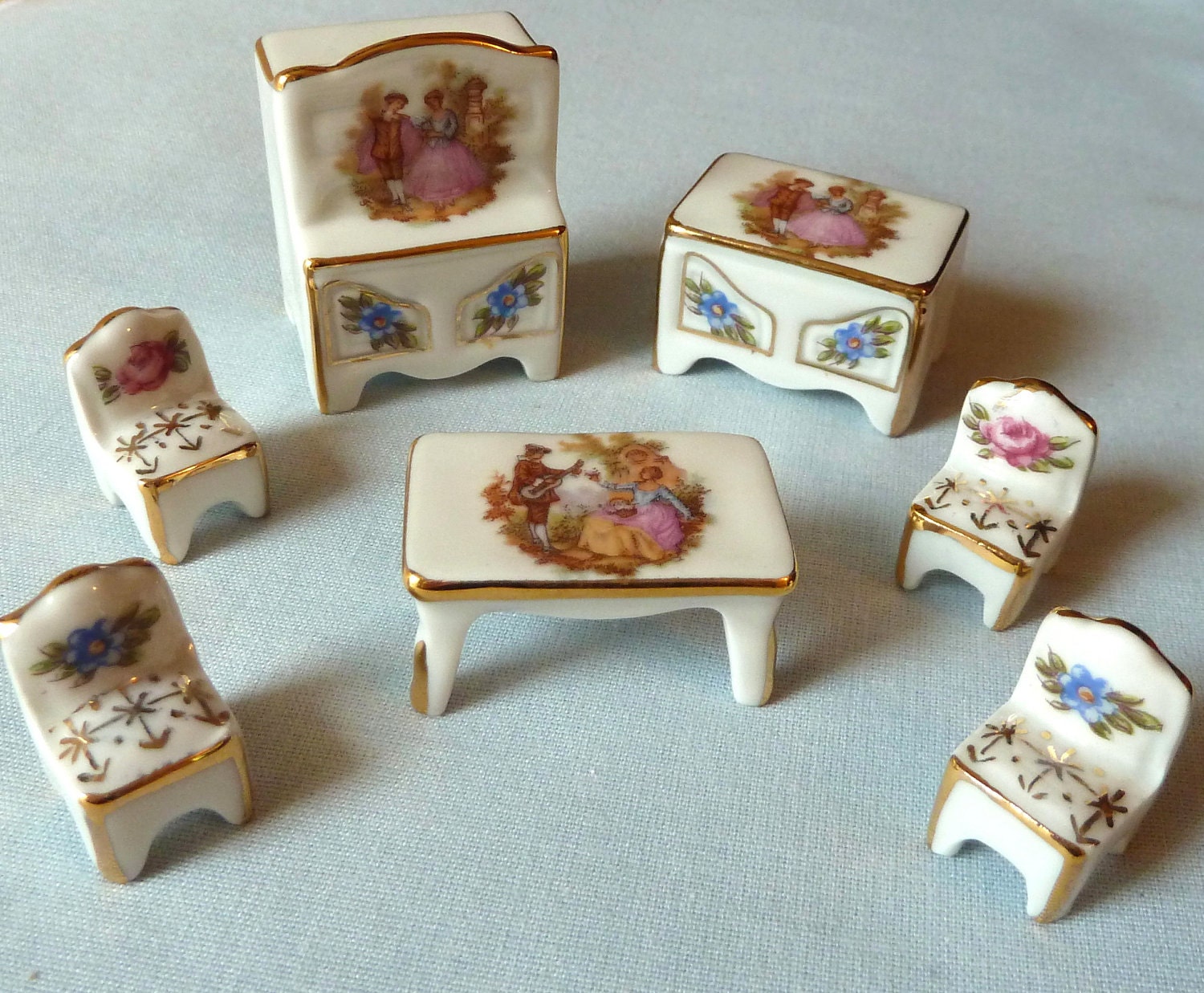 Limoges Miniature Furniture