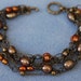 Antique Gold and Freshwater Pearl Bracelet