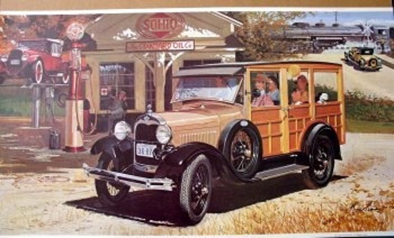 1929 Ford model part station wagon #2