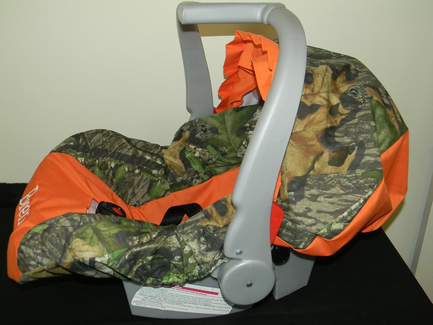 3 Piece Set MOSSY OAK CAMO infant Car Seat by