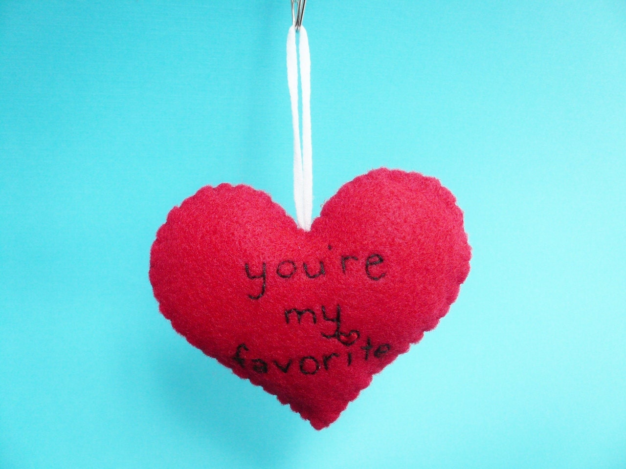 You're my favorite Heart Ornament