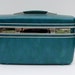 Vintage Metallic TEAL Blue Samsonite Train Case with KEY
