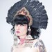 Miyu Decay OOAK Black Lace Fan Kokoshnik Headdress