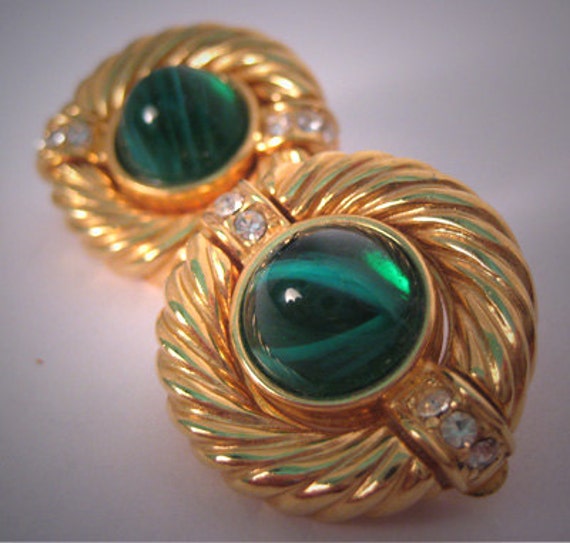 Vintage Costume Jewelry Givenchy Earrings by AawsombleiJewelry