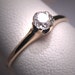 Antique Diamond Ring Mine Cut Wedding Ring 19th Century