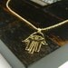 Hamsa and Evil Eye Necklace - Gift for her, BFF, Friend, Sister, Mom, Girlfriend, Teacher Gift, Bridesmaid Gifts, Good Luck Charm