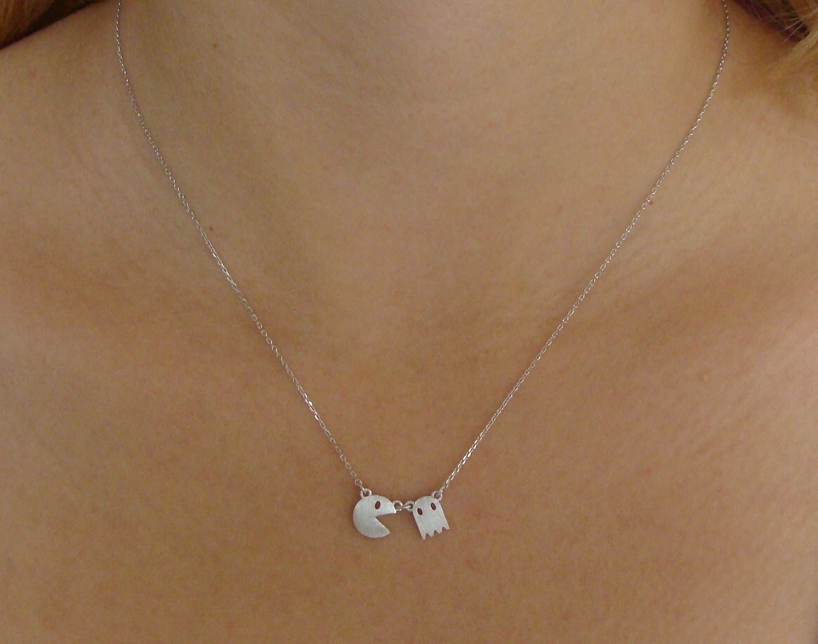 Gaming Heros Necklace Fun Cute Charm Necklace 80's