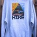 HIKE Grey Unisex Hoodie