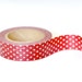 Washi Tape - Red & White Polka Dots