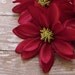 Silk Flowers - THREE Large Fuchsia Dahlias - 4 Inches - Artificial Flowers