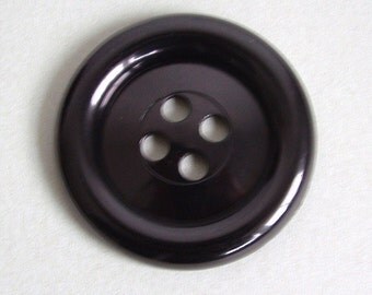 SALE Extra Large Button - Black was 3.00 now 1.00
