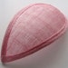 Teardrop Sinamay Fascinator Base - Dusty Pink