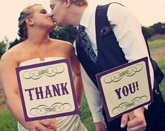 Mr. and Mrs. Wedding Prop Signs for Photos-INSTANT DOWNLOAD