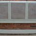 Cane Headboard Painted French Gray Queen