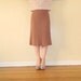 1940s Boucle Knit Pleated Skirt Midi M/L
