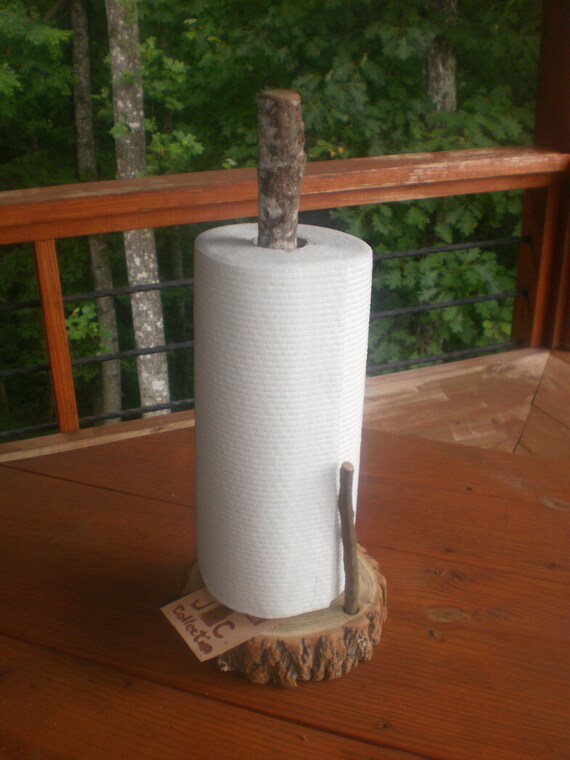 Rustic Paper Towel Holder