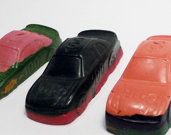 Large Recycled Car Crayons Multi color layered Upcycled toys boys or girls children coloring gift bags stuffers birthday parties