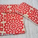 Boutique Style Travel Wipes Case and Diaper Holder Set - Amy Butler- Wall Flower - Cherry