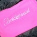 Fuchsia Hot Pink Wedding Theme Ideas Bride Bridesmaid Crystal Rhinestone Bling Tank Top Shirt Bridesmaid Gift Ideas Package