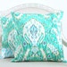 reserved for Jennifer - Amy Butler - Lark in Emerald - decorative throw pillow cover - 18" x 18"