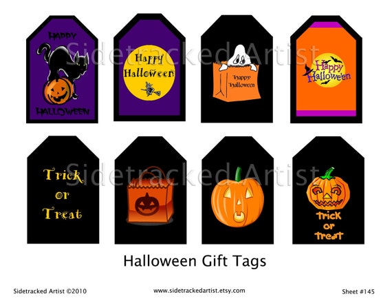 INSTANT Download / Printable Halloween Gift by sidetrackedartist