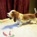 Porcelain Hunting Dog Figurine