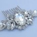 Bridal rhinestone hair comb,wedding hair accessories, bridal hair comb crystal, wedding comb,bridal, wedding hair comb