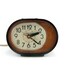 Mod electric alarm clock - two toned geometric design