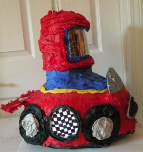 Items similar to Race Car Pinata Made to Order on Etsy