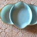 Vintage Fire King Blue Divided Relish Dish